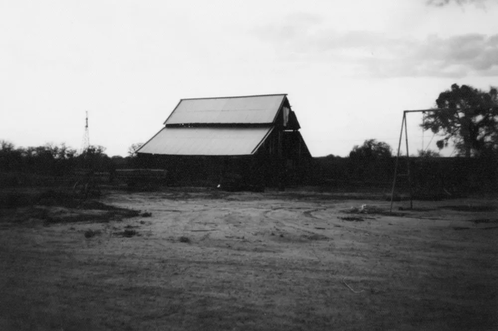 Old barn built in the 1890s, moved to the ranch in 1921