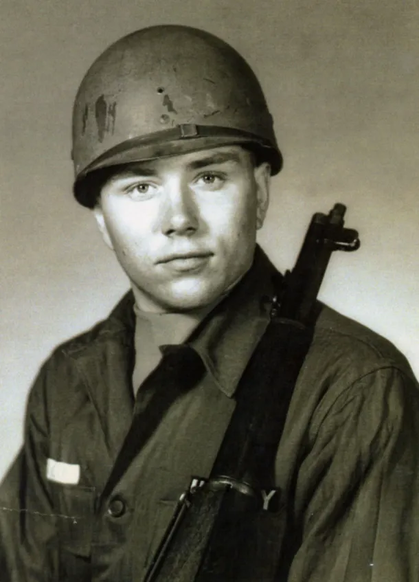 Howie Steinbeck US Army Reserve, 1959.