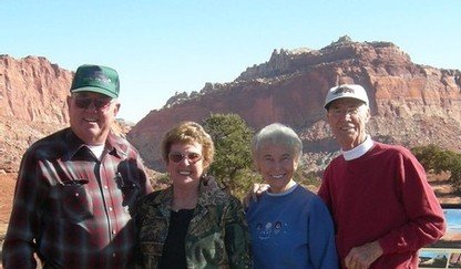 Howie & Bev Steinbeck with Lt. Bob and Beverly Nilsson, November 2009.